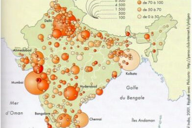 Carte Inde, mai 2012