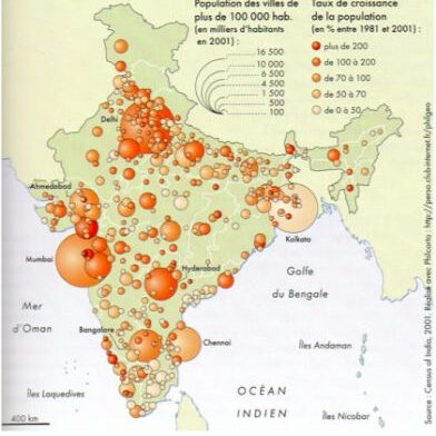 Carte Inde, mai 2012