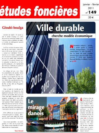 Couverture etudes foncieres, mar. 2011