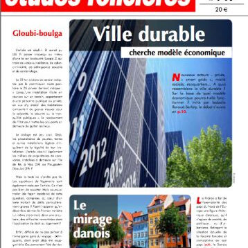 Couverture etudes foncieres, mar. 2011