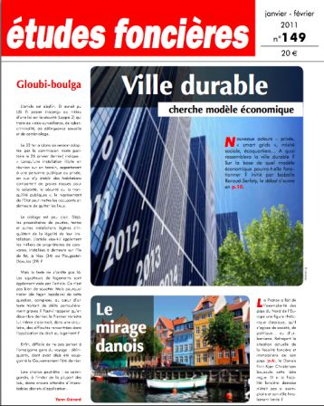Couverture etudes foncieres, mar. 2011