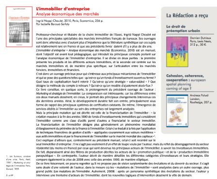 recension I Nappi, juin 2011