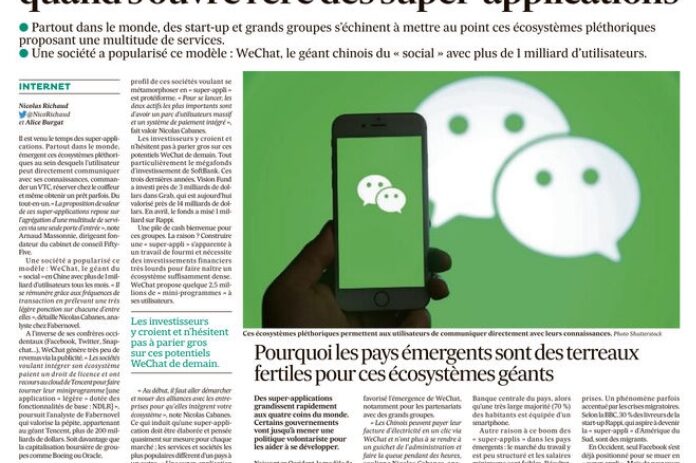 Article Les Echos Super-app