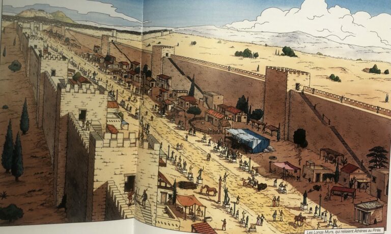 Les longs murs Athènes